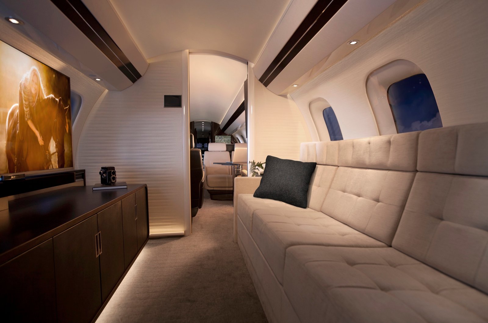 Bombardier Global 7500 entertainment suite